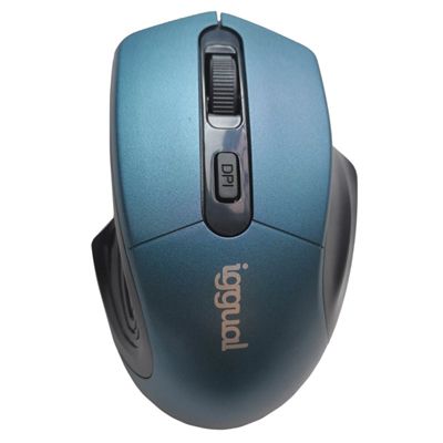 Iggual Raton Inalambrico Ergonomic L 1600dpi Azul